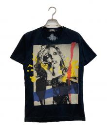 Hysteric Glamour（ヒステリックグラマー）の古着「COURTNEY LOVE（コートニー・ラブ）TEE/Tシャツ」｜ブラック