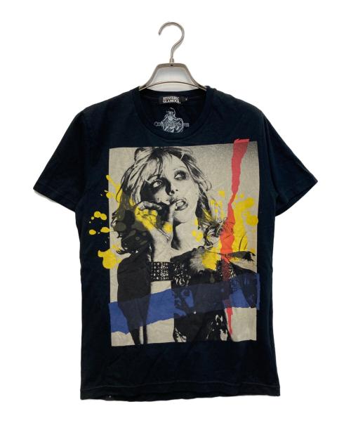 Hysteric Glamour（ヒステリックグラマー）Hysteric Glamour (ヒステリックグラマー) COURTNEY LOVE（コートニー・ラブ）TEE/Tシャツ ブラック サイズ:Sの古着・服飾アイテム