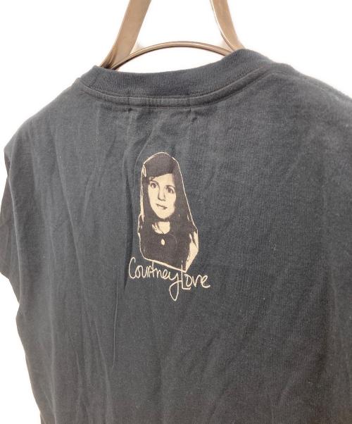 Hysteric Glamour（ヒステリックグラマー）Hysteric Glamour (ヒステリックグラマー) COURTNEY LOVE（コートニー・ラブ）TEE/Tシャツ ブラック サイズ:Sの古着・服飾アイテム