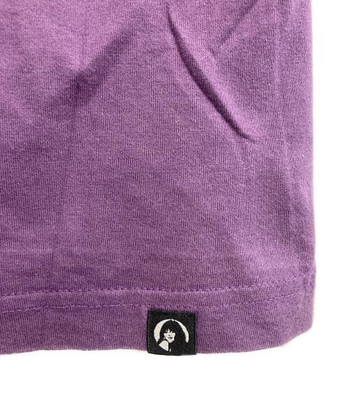 Hysteric Glamour（ヒステリックグラマー）Hysteric Glamour (ヒステリックグラマー) ヒスガールプリントTシャツ パープル サイズ:FREEの古着・服飾アイテム