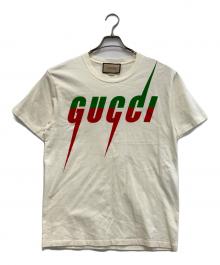 GUCCI（グッチ）の古着「ロゴTシャツ」｜ホワイト