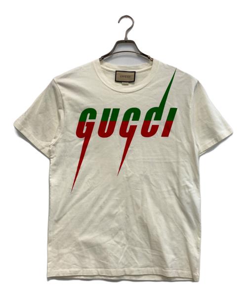 GUCCI（グッチ）GUCCI (グッチ) ロゴTシャツ ホワイト サイズ:XSの古着・服飾アイテム