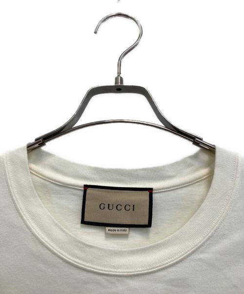 GUCCI（グッチ）GUCCI (グッチ) ロゴTシャツ ホワイト サイズ:XSの古着・服飾アイテム