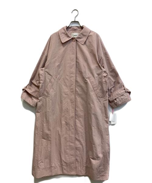 furfur（ファーファー）furfur (ファーファー) ナイロンロングコート ピンク サイズ:FREE 未使用品の古着・服飾アイテム