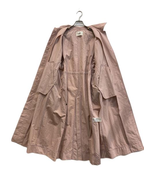 furfur（ファーファー）furfur (ファーファー) ナイロンロングコート ピンク サイズ:FREE 未使用品の古着・服飾アイテム