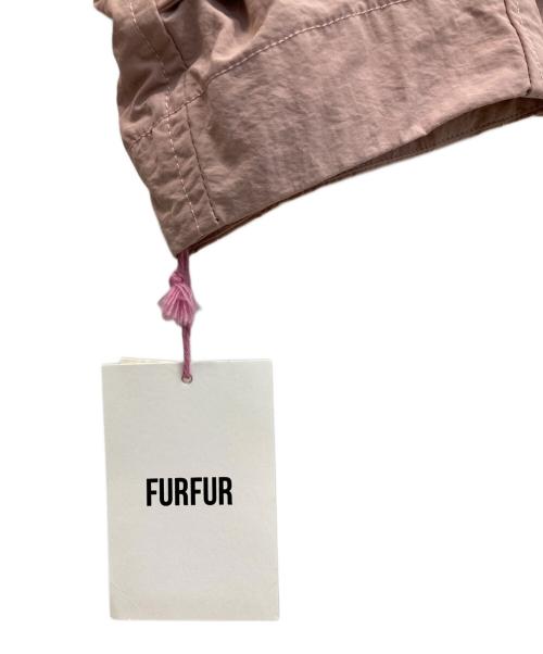 furfur（ファーファー）furfur (ファーファー) ナイロンロングコート ピンク サイズ:FREE 未使用品の古着・服飾アイテム