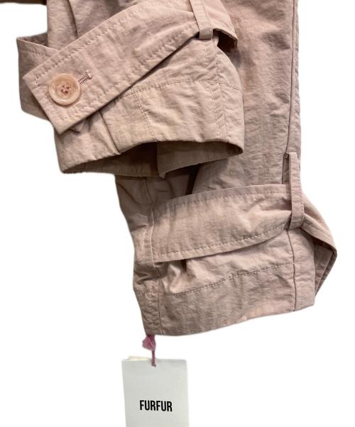 furfur（ファーファー）furfur (ファーファー) ナイロンロングコート ピンク サイズ:FREE 未使用品の古着・服飾アイテム