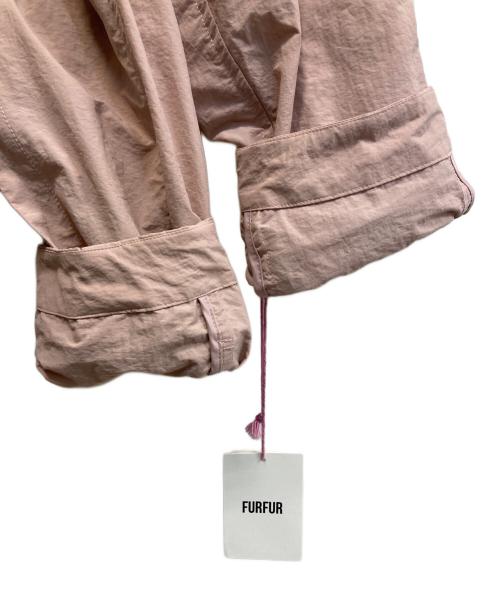 furfur（ファーファー）furfur (ファーファー) ナイロンロングコート ピンク サイズ:FREE 未使用品の古着・服飾アイテム