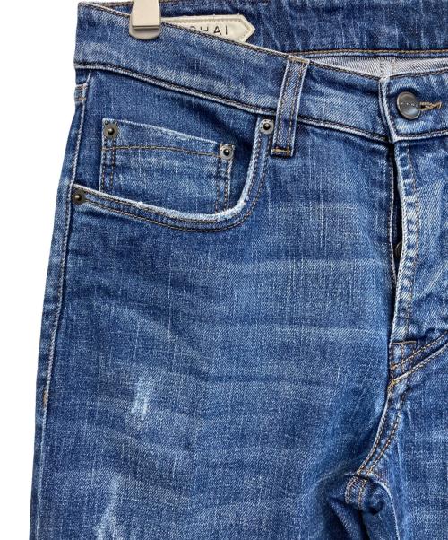 YCHAI（イカイ）YCHAI (イカイ) PANATELAワンウォッシュスキニーテーパードデニムパンツ インディゴ サイズ:30の古着・服飾アイテム