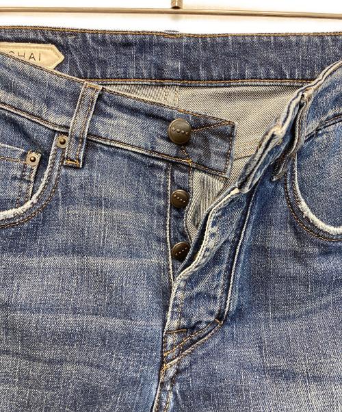 YCHAI（イカイ）YCHAI (イカイ) PANATELAワンウォッシュスキニーテーパードデニムパンツ インディゴ サイズ:30の古着・服飾アイテム