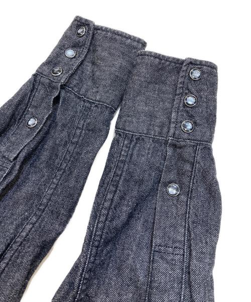 YCHAI（イカイ）YCHAI (イカイ) WESTERN/ウェスタン コットンリネンダンガリーソリッドウエスタンシャツ グレー サイズ:Sの古着・服飾アイテム