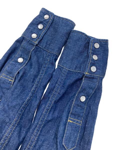 YCHAI（イカイ）YCHAI (イカイ) WESTERN/ウェスタン コットンリネンダンガリーソリッドウエスタンシャツ インディゴ サイズ:Sの古着・服飾アイテム