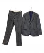 Paul Smith COLLECTIONポールスミス コレクション）の古着「ストライプセットアップスーツ」｜グレー