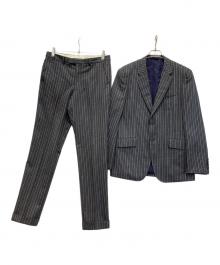 Paul Smith COLLECTION（ポールスミス コレクション）の古着「ストライプセットアップスーツ」｜グレー
