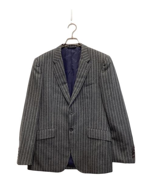 Paul Smith COLLECTION（ポールスミス コレクション）Paul Smith COLLECTION (ポールスミス コレクション) ストライプセットアップスーツ グレー サイズ:Lの古着・服飾アイテム
