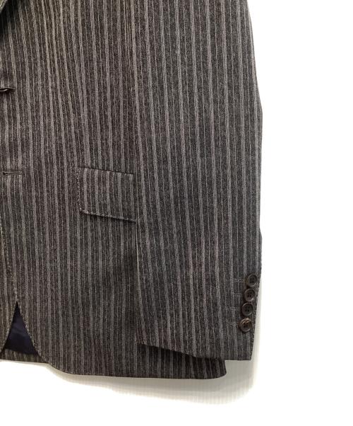 Paul Smith COLLECTION（ポールスミス コレクション）Paul Smith COLLECTION (ポールスミス コレクション) ストライプセットアップスーツ グレー サイズ:Lの古着・服飾アイテム