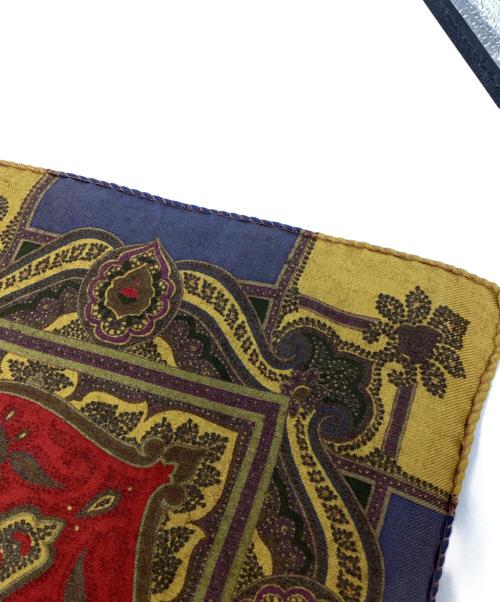 ETRO（エトロ）ETRO (エトロ) 大判ウールシルクスカーフ ブラウン サイズ:実寸参照の古着・服飾アイテム