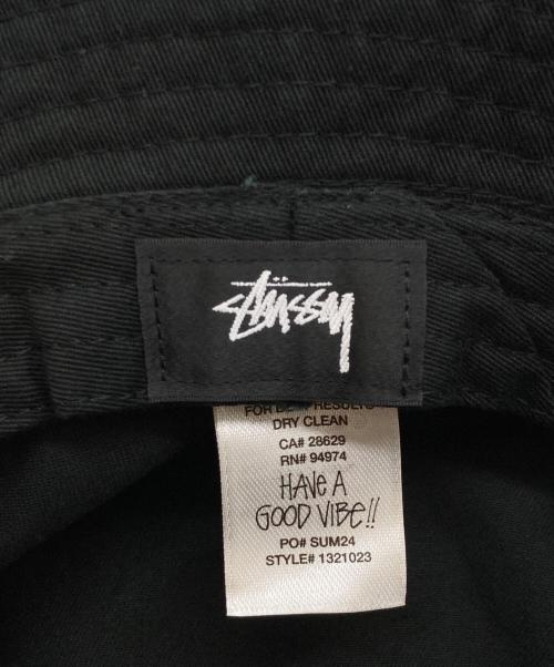 stussy（ステューシー）stussy (ステューシー) STOCK BUCKET HAT ブラックの古着・服飾アイテム