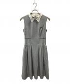FOXEY NEWYORKフォクシーニューヨーク）の古着「ノースリーブワンピース」｜グレー