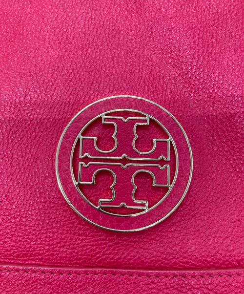 TORY BURCH（トリーバーチ）TORY BURCH (トリーバーチ) アマンダロゴ ショルダーバッグ ピンクの古着・服飾アイテム
