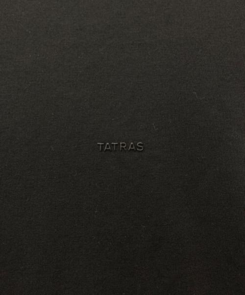 TATRAS（タトラス）TATRAS (タトラス) NISO TEE / ニーソ ロゴTシャツ ブラック サイズ:1の古着・服飾アイテム