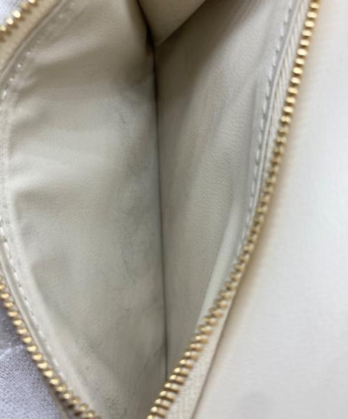 LOUIS VUITTON（ルイ ヴィトン）LOUIS VUITTON (ルイ ヴィトン) LV ヴェルティカル ウォレット コンパクト 二つ折り財布 ホワイト×オレンジの古着・服飾アイテム