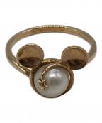 DISNEY×STAR JEWELRYディズニ―×スタージュエリー）の古着「コラボ パール・K10 リング」