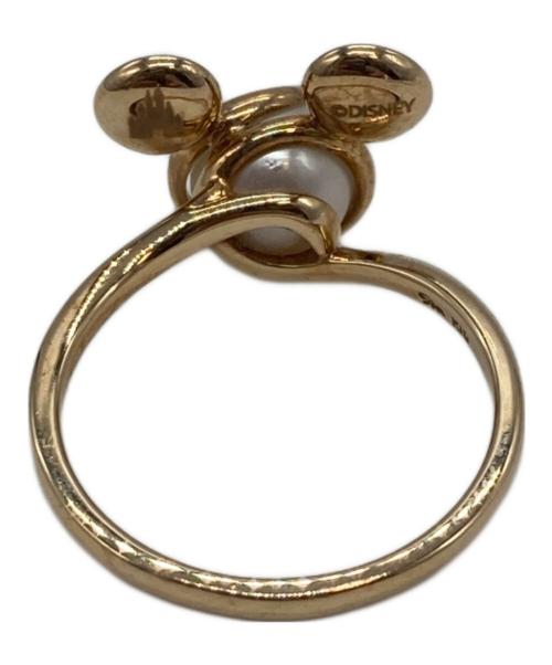 DISNEY（ディズニ―）Disney (ディズニ―) STAR JEWELRY (スタージュエリー) コラボ パール・K10 リング サイズ:13の古着・服飾アイテム