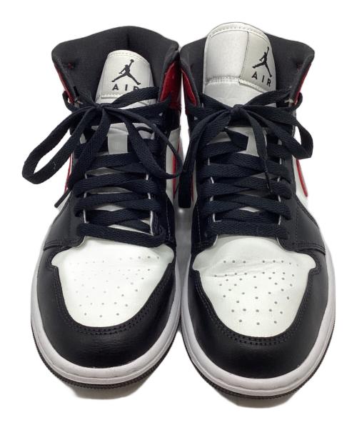 NIKE（ナイキ）NIKE (ナイキ) Air Jordan 1 Mid/エアジョーダン1ミッド レッド×ブラック サイズ:25の古着・服飾アイテム
