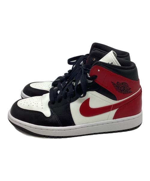 NIKE（ナイキ）NIKE (ナイキ) Air Jordan 1 Mid/エアジョーダン1ミッド レッド×ブラック サイズ:25の古着・服飾アイテム