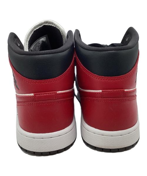 NIKE（ナイキ）NIKE (ナイキ) Air Jordan 1 Mid/エアジョーダン1ミッド レッド×ブラック サイズ:25の古着・服飾アイテム