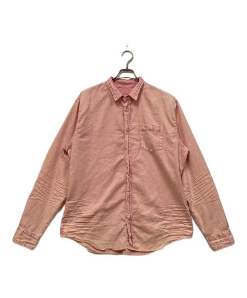 Frank&Eileen（フランクアンドアイリーン）Frank&Eileen (フランクアンドアイリーン) LUKE SNCD/コットン長袖シャツ ピンク サイズ:XLの古着・服飾アイテム