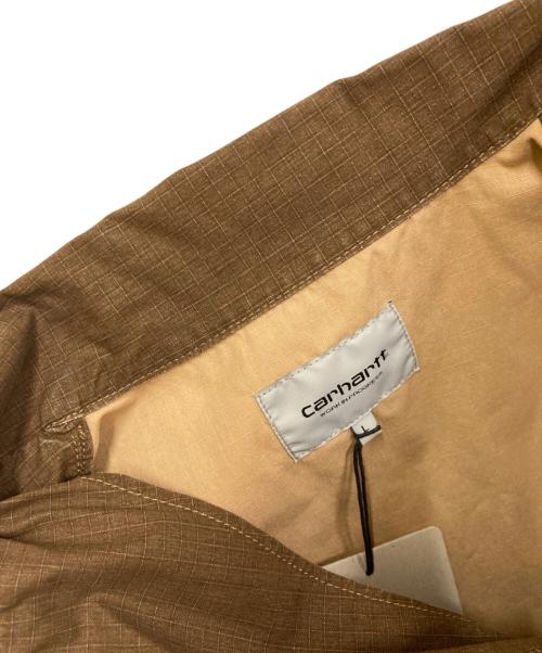 CarHartt（カーハート）CarHartt (カーハート) S/S WYNTON SHIRT /ショートスリーブウィントンシャツ ブラウン サイズ:L 未使用品の古着・服飾アイテム