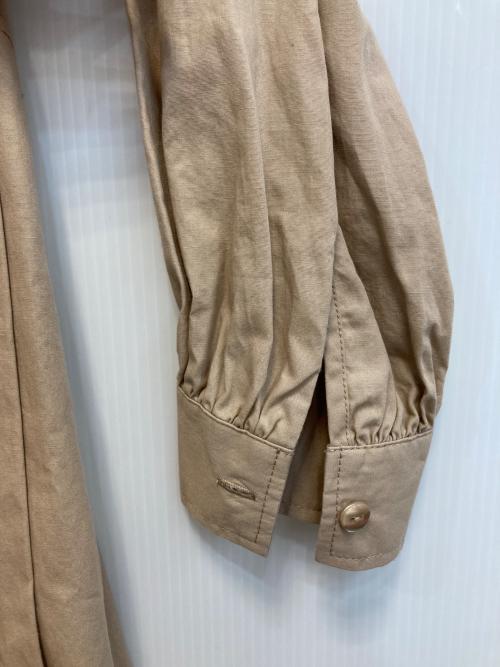 Ron Herman（ロンハーマン）Ron Herman (ロンハーマン) タック長袖ワンピース ブラウン サイズ:xsの古着・服飾アイテム