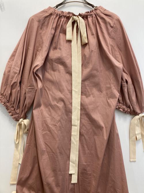 LEE MATHEWS（リー マシュー）LEE MATHEWS (リー マシュー) Cotton blend poplinmidi dress ピンク サイズ:記載なし。実寸参照の古着・服飾アイテム