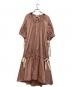 LEE MATHEWS（リー マシュー）の古着「Cotton blend poplinmidi dress」｜ピンク