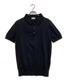MONCLER（モンクレール）の古着「POLO TRICOT ポロシャツ」｜ブラック
