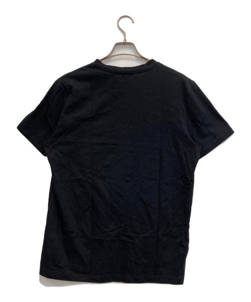 MONCLER（モンクレール）MONCLER (モンクレール) MAGLIA T SHIRT/ワッペンロゴtシャツ ブラック サイズ:Lの古着・服飾アイテム