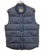 LEVI'Sリーバイス）の古着「デニム中綿ベスト」｜インディゴ