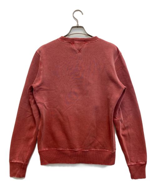 RRL（ダブルアールエル）RRL (ダブルアールエル) ダメージ加工スウェット レッド サイズ:XSの古着・服飾アイテム