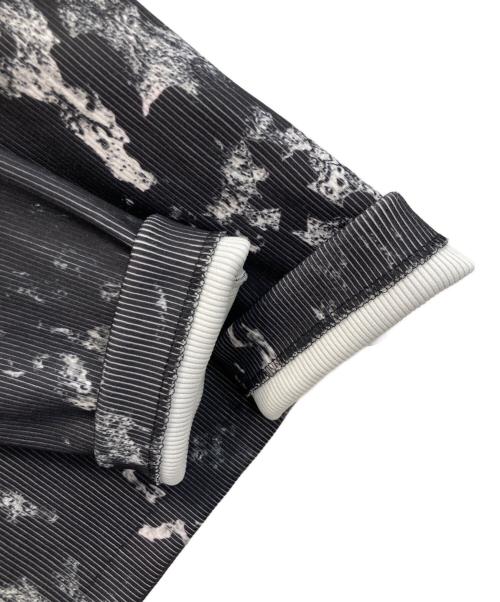 BLACK COMME des GARCONS（ブラックコムデギャルソン）BLACK COMME des GARCONS (ブラックコムデギャルソン) リブ柄カットソー ブラック サイズ:Sの古着・服飾アイテム