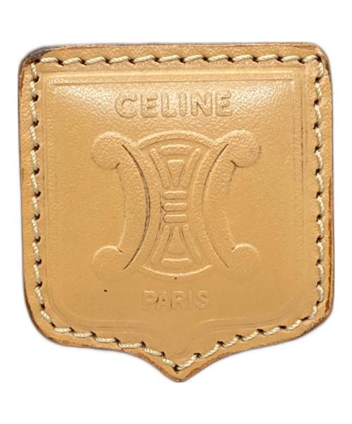 CELINE（セリーヌ）CELINE (セリーヌ) マカダムミニボストンハンドバッグ ブラウンの古着・服飾アイテム
