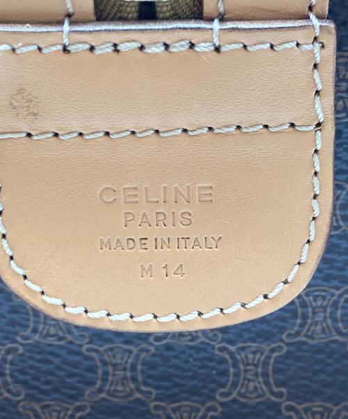 CELINE（セリーヌ）CELINE (セリーヌ) マカダムミニボストンハンドバッグ ブラウンの古着・服飾アイテム