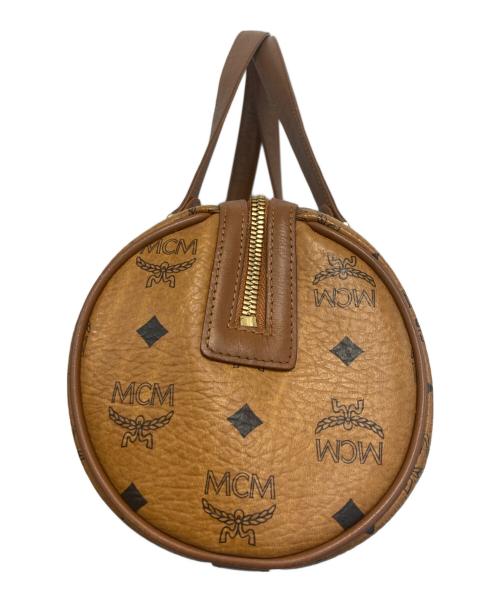 MCM（エムシーエム）MCM (エムシーエム) ミニボストンハンドバッグ ブラウンの古着・服飾アイテム