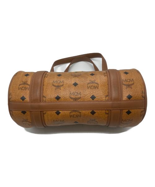 MCM（エムシーエム）MCM (エムシーエム) ミニボストンハンドバッグ ブラウンの古着・服飾アイテム