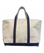 L.L.Beanエルエルビーン）の古着「BOAT AND TOTE /トートバッグ」｜ブルー×アイボリー