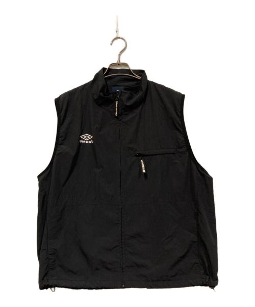 UMBRO（アンブロ）UMBRO (アンブロ) FREAK'S STORE (フリークスストア) 別注 Nylon Vest/別注ナイロンベスト ブラック サイズ:Lの古着・服飾アイテム
