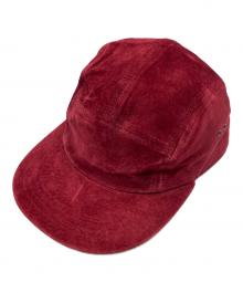 HENDER SCHEME（エンダースキーマ）の古着「pig jet cap /レザー ジェットキャップ」｜ボルドー