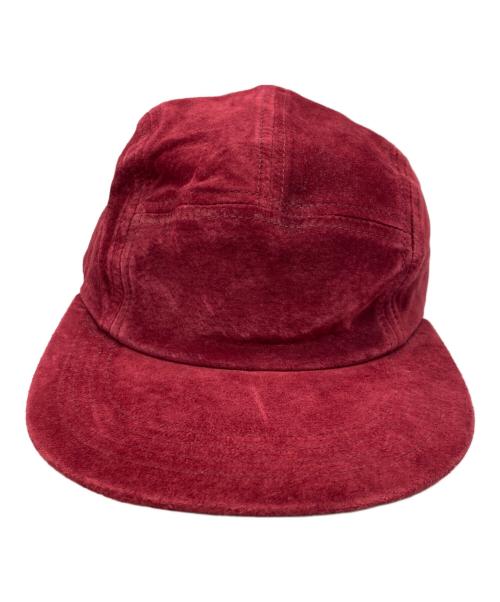 HENDER SCHEME（エンダースキーマ）Hender Scheme (エンダースキーマ) pig jet cap /レザー ジェットキャップ ボルドーの古着・服飾アイテム