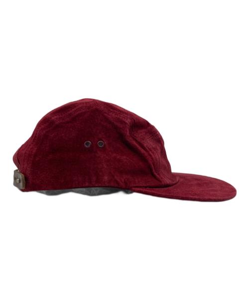 HENDER SCHEME（エンダースキーマ）Hender Scheme (エンダースキーマ) pig jet cap /レザー ジェットキャップ ボルドーの古着・服飾アイテム